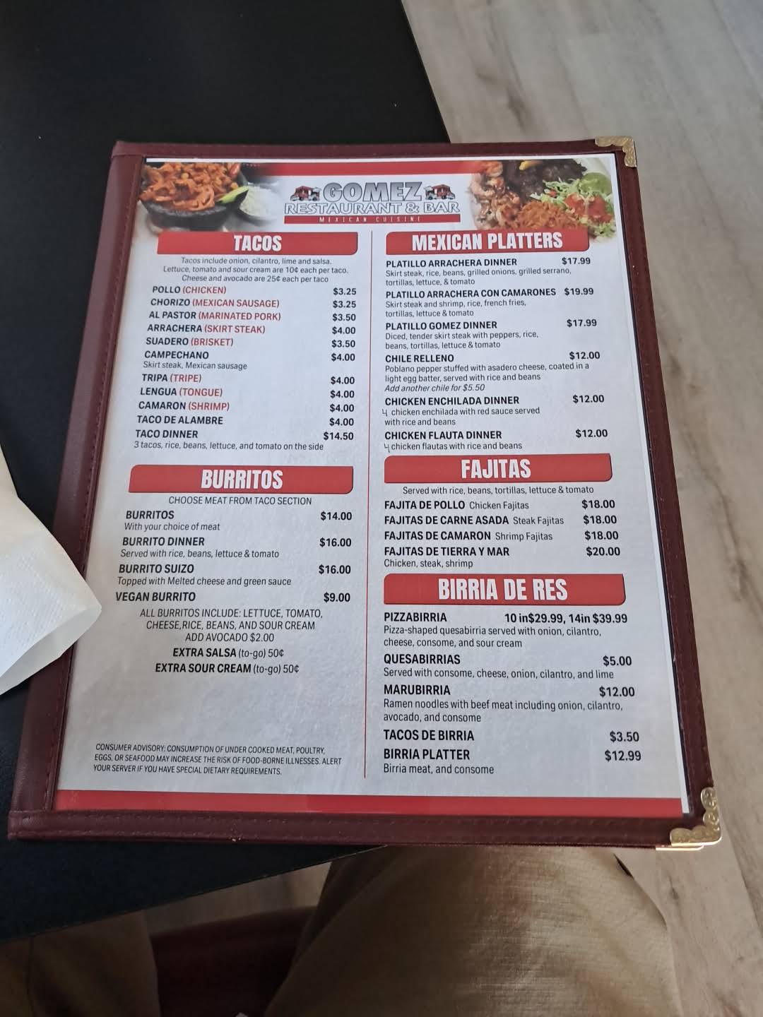 Gomez Restaurant & Bar