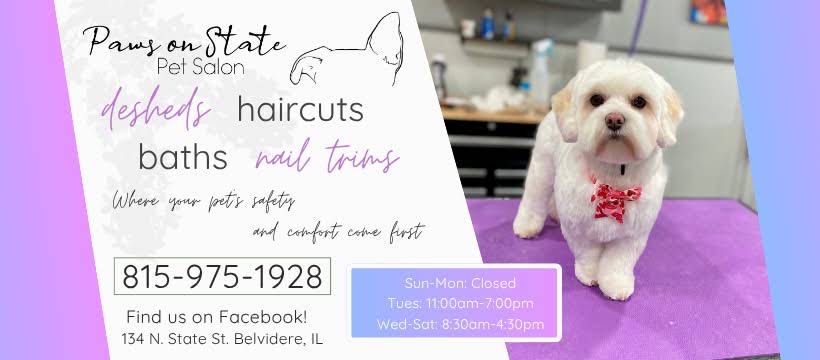 Paws on State Pet Salon